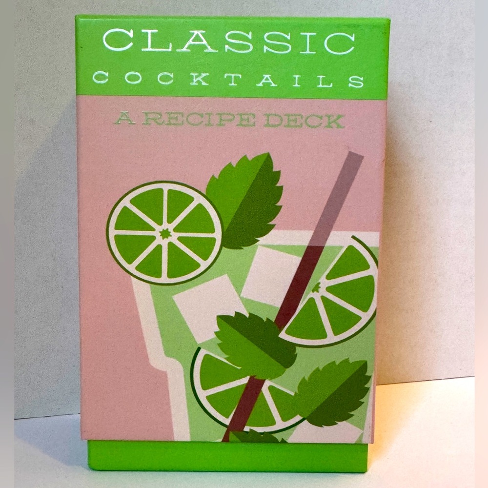 🍹Fun Classic Cocktails 24 Card Recipe Deck